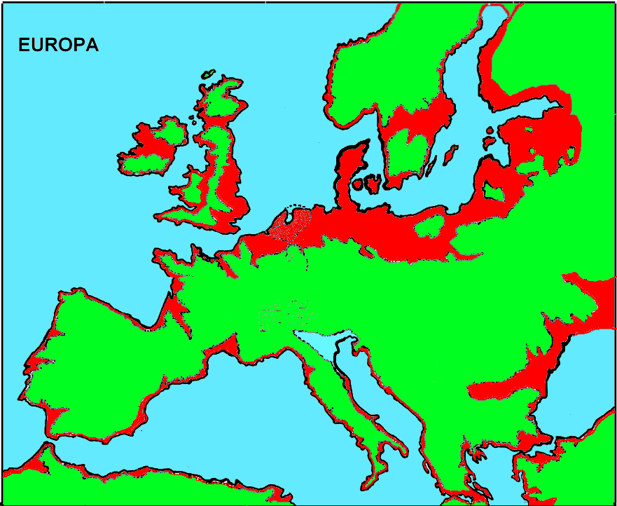 europa met zeenivo